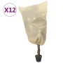 Pflanzendecken mit Kordel 12 Stück 70 g/m² 0,8x0,8 m von , Gartenzubehör - Ref: Foro24-3203555, Preis: 24,16 €, Rabatt: %