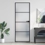 Innentür, dünn, schwarz, Glas und Aluminium, 76x201,5 cm. von , Türen für zu Hause - Ref: Foro24-155117, Preis: 219,11 €, Rab...