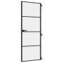 Innentür, dünn, schwarz, Glas und Aluminium, 76x201,5 cm. von , Türen für zu Hause - Ref: Foro24-155117, Preis: 219,11 €, Rab...