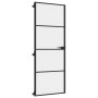 Innentür, dünn, schwarz, Glas und Aluminium, 76x201,5 cm. von , Türen für zu Hause - Ref: Foro24-155117, Preis: 219,11 €, Rab...