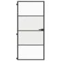 Innentür, dünn, schwarz, Glas und Aluminium, 93x201,5 cm. von , Türen für zu Hause - Ref: Foro24-155120, Preis: 197,40 €, Rab...