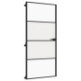Innentür, dünn, schwarz, Glas und Aluminium, 93x201,5 cm. von , Türen für zu Hause - Ref: Foro24-155120, Preis: 200,65 €, Rab...