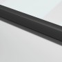 Innentür, dünn, schwarz, Glas und Aluminium, 93x201,5 cm. von , Türen für zu Hause - Ref: Foro24-155120, Preis: 200,65 €, Rab...