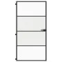 Innentür, dünn, schwarz, Glas und Aluminium, 102,5x201,5 cm. von , Türen für zu Hause - Ref: Foro24-155122, Preis: 180,36 €, ...