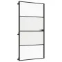 Innentür, dünn, schwarz, Glas und Aluminium, 102,5x201,5 cm. von , Türen für zu Hause - Ref: Foro24-155122, Preis: 180,36 €, ...