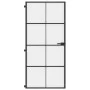 Innentür, dünn, schwarz, Glas und Aluminium, 93x201,5 cm. von , Türen für zu Hause - Ref: Foro24-155129, Preis: 208,68 €, Rab...