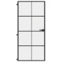 Innentür, dünn, schwarz, Glas und Aluminium, 93x201,5 cm. von , Türen für zu Hause - Ref: Foro24-155129, Preis: 212,08 €, Rab...