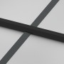 Innentür, dünn, schwarz, Glas und Aluminium, 93x201,5 cm. von , Türen für zu Hause - Ref: Foro24-155129, Preis: 212,08 €, Rab...