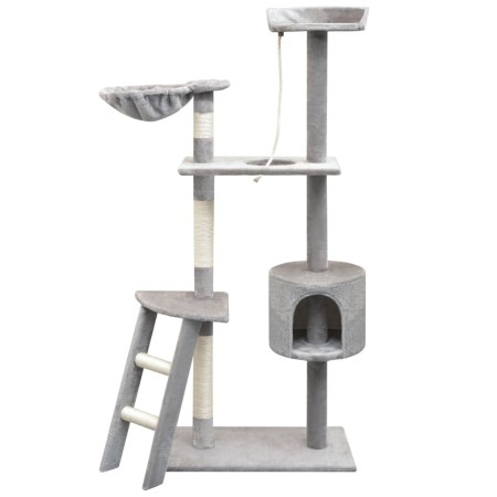 Katzenkratzbaum mit Sisalkratzbaum 150 cm grau von vidaXL, Katzenmöbel - Ref: Foro24-170485, Preis: 58,04 €, Rabatt: %