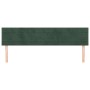 Kopfteile 2 Einheiten aus dunkelgrünem Samt 100x5x78/88 cm von , Kopf- und Fußteile - Ref: Foro24-346197, Preis: 71,34 €, Rab...