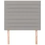 Headboards 2 units of light gray fabric 90x5x78/88 cm by , Headboards and footboards - Ref: Foro24-3116454, Price: 58,16 €, D...