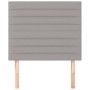 Kopfteile 2 Einheiten aus hellgrauem Stoff 90x5x78/88 cm von , Kopf- und Fußteile - Ref: Foro24-3116454, Preis: 58,90 €, Raba...