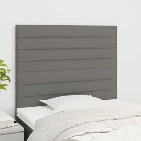 Kopfteile 2 Einheiten aus dunkelgrauem Stoff 100x5x78/88 cm von , Kopf- und Fußteile - Ref: Foro24-3116463, Preis: 60,69 €, R...