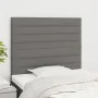 Cabeceros 2 unidades de tela gris oscuro 100x5x78/88 cm de , Cabeceros y pies de cama - Ref: Foro24-3116463, Precio: 60,68 €,...