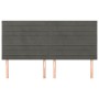 Kopfteile 4 Einheiten aus dunkelgrauem Samt 100x5x78/88 cm von , Kopf- und Fußteile - Ref: Foro24-3116539, Preis: 89,27 €, Ra...