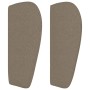 Kopfteil aus taupegrauem Stoff, 183 x 23 x 78/88 cm von , Kopf- und Fußteile - Ref: Foro24-3117302, Preis: 77,03 €, Rabatt: %