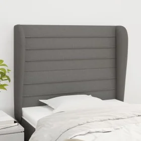 Kopfteil mit dunkelgrauen Stoffohren 93x23x118/128 cm von , Kopf- und Fußteile - Ref: Foro24-3118079, Preis: 68,45 €, Rabatt: %