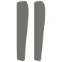 Headboard with dark gray fabric ears 93x23x118/128 cm by , Headboards and footboards - Ref: Foro24-3118079, Price: 68,45 €, D...
