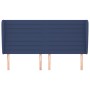 Headboard with blue fabric ears 183x23x118/128 cm by , Headboards and footboards - Ref: Foro24-3118116, Price: 130,73 €, Disc...
