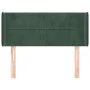 Dark green velvet headboard 93x16x78/88 cm by , Headboards and footboards - Ref: Foro24-3118807, Price: 48,73 €, Discount: %