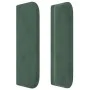 Dark green velvet headboard 93x16x78/88 cm by , Headboards and footboards - Ref: Foro24-3118807, Price: 48,73 €, Discount: %