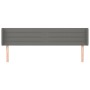 Cabecero de tela gris oscuro 183x16x78/88 cm de , Cabeceros y pies de cama - Ref: Foro24-3118923, Precio: 63,95 €, Descuento: %