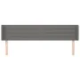Kopfteil aus dunkelgrauem Stoff, 183 x 16 x 78/88 cm von , Kopf- und Fußteile - Ref: Foro24-3118923, Preis: 64,69 €, Rabatt: %