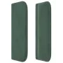 Kopfteil aus dunkelgrünem Samt, 203 x 16 x 78/88 cm von , Kopf- und Fußteile - Ref: Foro24-3118977, Preis: 73,89 €, Rabatt: %