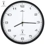 Radio-controlled quartz wall clock in white and black, 31 cm. by vidaXL, Wall clocks - Ref: Foro24-50617, Price: 33,09 €, Dis...