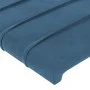 Kopfteil mit dunkelblauen Samtohren 103x16x118/128 cm von , Kopf- und Fußteile - Ref: Foro24-3119766, Preis: 70,26 €, Rabatt: %