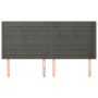 Kopfteil mit dunkelgrauen Samtohren 203x16x118/128 cm von , Kopf- und Fußteile - Ref: Foro24-3119787, Preis: 101,79 €, Rabatt: %