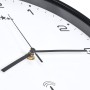 Radio-controlled quartz wall clock in white and black, 31 cm. by vidaXL, Wall clocks - Ref: Foro24-50617, Price: 33,77 €, Dis...