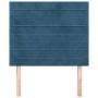 Kopfteile 2 Einheiten aus dunkelblauem Samt 100x5x78/88 cm von , Kopf- und Fußteile - Ref: Foro24-3116518, Preis: 54,92 €, Ra...
