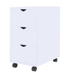 Weißer Schubladenschrank 33x45x60 cm von vidaXL, Schließfächer und Lagerschränke - Ref: Foro24-245727, Preis: 107,00 €, Rabat...