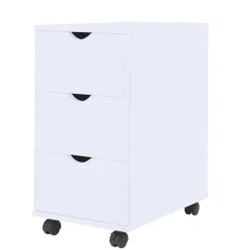 White drawer cabinet 33x45x60 cm by vidaXL, Lockers and storage cabinets - Ref: Foro24-245727, Price: 104,94 €, Discount: %