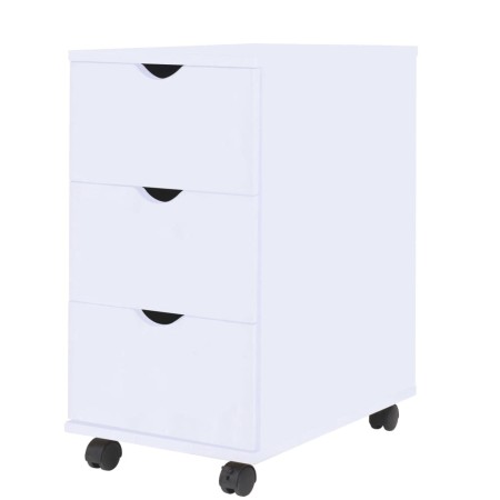 Mueble de cajones blanco 33x45x60 cm de vidaXL, Taquillas y armarios de almacenamiento - Ref: Foro24-245727, Precio: 106,89 €...