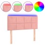 Cabecero con LED de terciopelo rosa 90x5x78/88 cm de , Cabeceros y pies de cama - Ref: Foro24-3121653, Precio: 45,87 €, Descu...