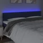 Kopfteil aus blauem Stoff mit LED 200x5x78/88 cm von , Kopf- und Fußteile - Ref: Foro24-3121780, Preis: 70,42 €, Rabatt: %
