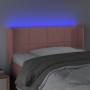 Kopfteil aus rosa Samt mit LED 103x16x78/88 cm von , Kopf- und Fußteile - Ref: Foro24-3123277, Preis: 65,76 €, Rabatt: %