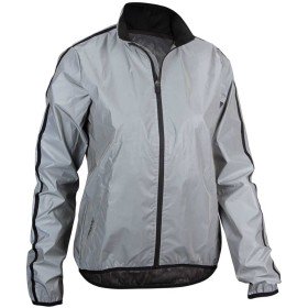 Avento Chaqueta de correr reflectante para mujer 40 74RB-ZIL-40