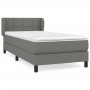 Boxspringbett mit dunkelgrauer Stoffmatratze 80x200 cm von , Betten und Lattenroste - Ref: Foro24-3126198, Preis: 305,83 €, R...