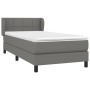 Boxspringbett mit dunkelgrauer Stoffmatratze 80x200 cm von , Betten und Lattenroste - Ref: Foro24-3126198, Preis: 305,83 €, R...