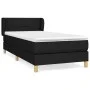 Box spring bed with black fabric mattress 80x200 cm by , Beds and slatted bases - Ref: Foro24-3126759, Price: 283,42 €, Disco...