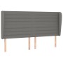 Box spring bed with dark gray fabric mattress 200x200 cm by , Beds and slatted bases - Ref: Foro24-3128070, Price: 656,36 €, ...