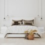 Mesitas de noche con cajón 2 unidades blancas de vidaXL, Mesitas de noche - Ref: Foro24-242547, Precio: 54,57 €, Descuento: %