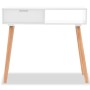 Solid white pine wood console table 80x30x72 cm by vidaXL, Side tables - Ref: Foro24-244737, Price: 87,27 €, Discount: %