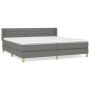 Boxspringbett mit dunkelgrauer Stoffmatratze 200x200 cm von , Betten und Lattenroste - Ref: Foro24-3130378, Preis: 576,09 €, ...