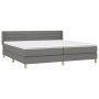 Boxspringbett mit dunkelgrauer Stoffmatratze 200x200 cm von , Betten und Lattenroste - Ref: Foro24-3130378, Preis: 576,09 €, ...