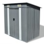 Gartenhaus aus grauem Metall von vidaXL, Schuppen - Ref: Foro24-42982, Preis: 194,58 €, Rabatt: %
