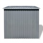 Gartenhaus aus grauem Metall von vidaXL, Schuppen - Ref: Foro24-42982, Preis: 194,58 €, Rabatt: %